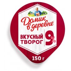 Творог Домик в деревне отборный 9% БЗМЖ, 150 г (kastd) в магазинах Ашан