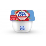 Йогурт Фругурт Большая порция клубника малина 2% БЗМЖ, 240 г (kastd)