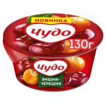 Йогурт фруктовый Чудо вишня-черешня 2%, 130 г (kastd)