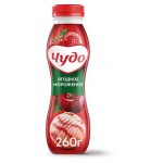 Йогурт питьевой Чудо Ягоды-Мороженое 1,9% БЗМЖ, 260 г (kastd)