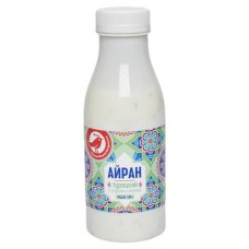 Айран АШАН Красная птица Турецкий с огурцом и зеленью 1,8% БЗМЖ, 300 г (kastd) в магазинах Ашан