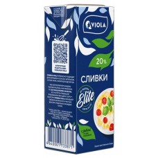 Сливки питьевые Viola кулинарные ультрапастеризованные 20% БЗМЖ, 200 мл (kastd) в магазинах Ашан