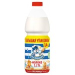 Молоко Простоквашино пастеризованное 3,2% БЗМЖ, 1,4 л (kastd)