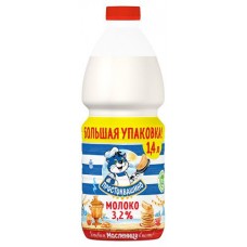 Молоко Простоквашино пастеризованное 3,2% БЗМЖ, 1,4 л (kastd) в магазинах Ашан