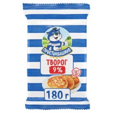 Творог Простоквашино традиционный 9% БЗМЖ, 180 г (kastd) в магазинах Ашан