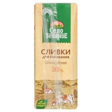 Сливки ультрапастеризованный Село зеленое для взбивания 33% БЗМЖ, 200 мл (kastd) в магазинах Ашан