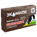 Масло сливочное Экомилк шоколадное 62,0%, 180 г (kastd)