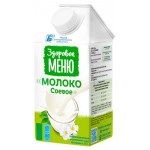 Напиток из растительного сырья Здоровое Меню Молоко соевое 1%, 500 мл (kastd)