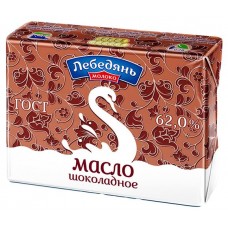 Масло сливочное Лебедяньмолоко шоколадное 62% БЗМЖ, 180 г (kastd) в магазинах Ашан