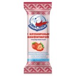 Сырок творожный Белый Медведь клубника глазированный ЗМЖ, 40 г (kastd)