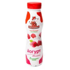 Йогурт питьевой Пестравка Малина 2% БЗМЖ, 270 г (kastd) в магазинах Ашан