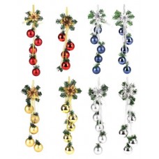 Елочное украшение Подвеска-гроздь с шарами, 46 см (kastd) в магазинах Ашан