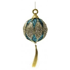 Шар Ромбы темно-зеленые, 7,8 см (kastd) в магазинах Ашан