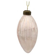 Шар стеклянный Жемчуг белый, 10,3 см (kastd) в магазинах Ашан