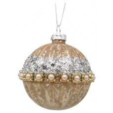 Шар стеклянный Жемчуг, 8 см (kastd) в магазинах Ашан