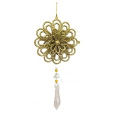 Подвеска Цветы золотые, 8 см (kastd) в магазинах Ашан