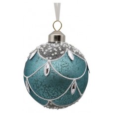 Шар стеклянный зеленый, 8 см (kastd) в магазинах Ашан