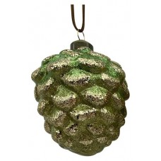 Подвеска стеклянная Шишка, 9,5 см (kastd) в магазинах Ашан