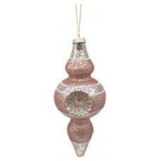 Подвеска стеклянная розовая, 17,3 см (kastd) в магазинах Ашан