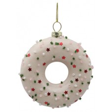 Подвеска стеклянная Пончик, 8,4 см (kastd) в магазинах Ашан