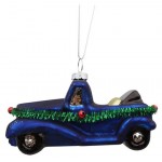 Подвеска стеклянная Машинка, 10 см (kastd)
