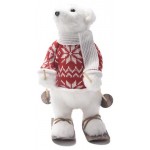 Фигурка Медведь на лыжах, 27,5 см (kastd)