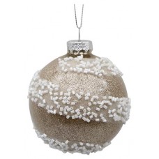 Шар стеклянный Бисер, 8 см (kastd) в магазинах Ашан