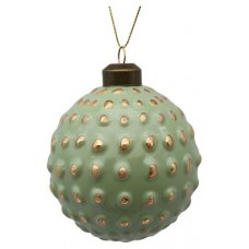 Шар стеклянный оливковый, 8 см (kastd) в магазинах Ашан