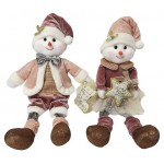 Фигурка текстильная Снеговик, 33 см (kastd)