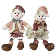 Фигурка текстильная Снеговик, 33 см (kastd) в магазинах Ашан