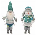 Фигурка текстильная голубая, 37 см (kastd)