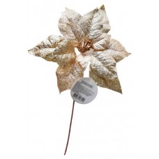 Цветок искусственный Пуансеттия шампань, 25,5 см (kastd) в магазинах Ашан