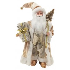 Фигурка Дед Мороз золотой, 46 см (kastd) в магазинах Ашан
