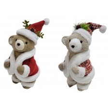 Фигурка Медведь в шубке, 37 см (kastd) в магазинах Ашан