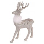 Фигурка Олень серебряный, 5 см (kastd)