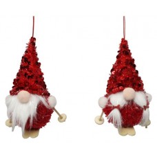 Подвеска текстильная Гном красный, 11 см (kastd) в магазинах Ашан