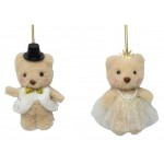 Подвеска текстильная Мишка, 9 см (kastd)