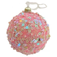 Шар с пайетками розовый, 8 см (kastd) в магазинах Ашан