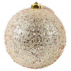 Шар Бисер шампань, 20 см (kastd) в магазинах Ашан