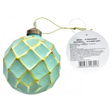 Шар стеклянный зеленый, 8 см (kastd) в магазинах Ашан