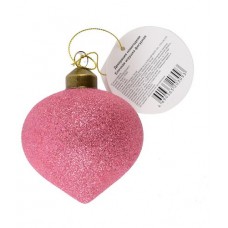 Шар стеклянный розовый, 8 см (kastd) в магазинах Ашан
