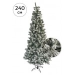 Ель искусственная заснеженная флокированная, 240 см (kastd)