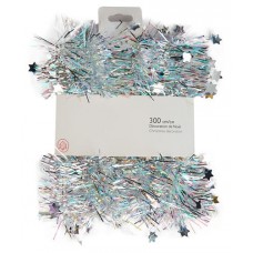 Мишура Звезды серебряные, 260 см (kastd) в магазинах Ашан