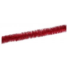 Мишура Зимняя сказка Новогоднее настроение красная d 7 см, 2 м (kastd) в магазинах Ашан