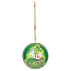 Шар металлический Феникс-Презент Символ Года с новогодним пожеланием, 10 см (kastd) в магазинах Ашан