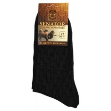 Носки мужские Senator МС-10 шерстяные черные, р.25 (kastd) в магазинах Ашан