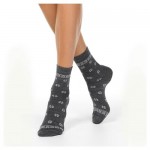 Носки женские 1949 серые, размер 23-219 (kastd)