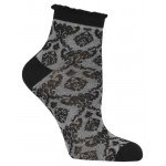 Носки женские AKOS FW41N7 серо-черные, р. 23 (kastd)