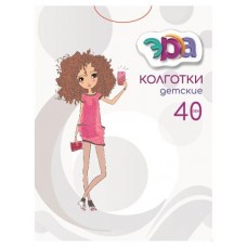 Колготки детские ЭРА однотонные 40 белые, р 8-10 (kastd) в магазинах Ашан