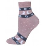 Носки женские Брестские 14С1407 серо-розовые, р 25 (kastd)